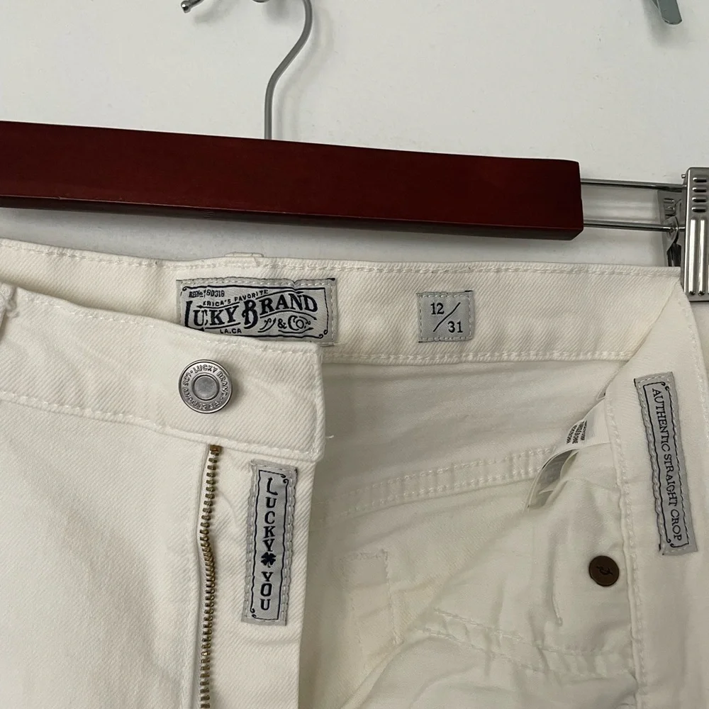 Lucky Brand Women's Cream Jeans - Picture 3 of 5